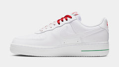 Air Force 1 Low Roses Womens Lifestyle Shoes (White/White/Sport Red/Pine Green)