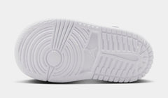 Air Jordan 1 Low Infant Toddler Lifestyle Shoes (Light Grape/Violet Mist/White)