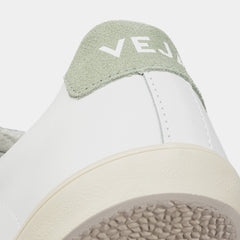 Esplar Leather Womens Lifestyle Shoes (White/Green)