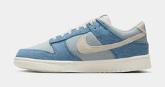 Dunk Low Womens Lifestyle Shoes (Smokey Blue/Pale Ivory/Denim Turquoise/Ochre)