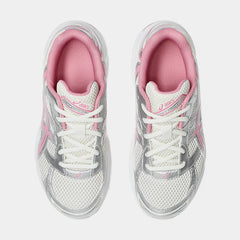 Gel 1130 Grade School Running Shoes (Cream/Sweet Pink)