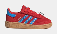 Disney Handball Spezial Comfort Closure Elastic Lace Infant Toddler Lifestyle Shoes (Red/Lucid Ray Blue/Gum)