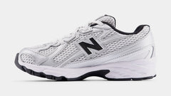 740 Bungee Lace Preschool Lifestyle Shoes (Silver Metallic/Black)