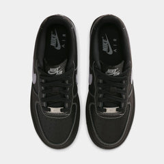 Air Force 1 LV8 Grade School Lifestyle Shoes (Black/Black/Black/Wolf Gray)