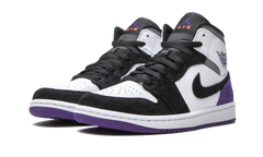 Air Jordan 1 Mid SE "Court Purple Suede" 852542 105