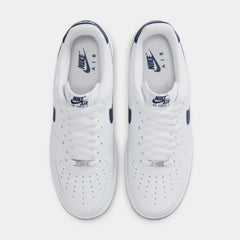 Air Force 1 07 Mens Lifestyle Shoes (White/College Navy)