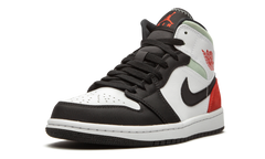 Jordan 1 Mid SE "Red Black Toe" 852542 100