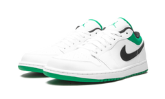 Air Jordan 1 Low "White / Lucky Green" 553558 129