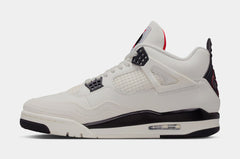 Air Jordan 4 Retro Flight Club Mens Lifestyle Shoes (Sail/Black/University Red)