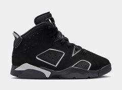 Air Jordan 6 Retro Cap And Gown Preschool Lifestyle Shoes (Black/Reflect Silver/Black) Free Shipping
