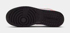 Air Jordan 1 Low Grade School Lifestyle Shoes (Black/Pink Gaze/White)