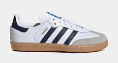 Samba OG Preschool Lifestyle Shoes (Cloud White/Night Indigo/Gum)