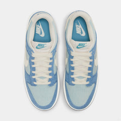 Dunk Low Womens Lifestyle Shoes (Smokey Blue/Pale Ivory/Denim Turquoise/Ochre)