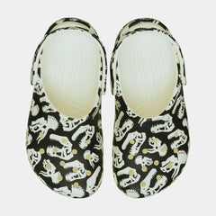 Classic Clog Glow Dino Grade School Sandals (Glow Green)