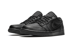 Air Jordan 1 Low "Triple Black" 553558 091