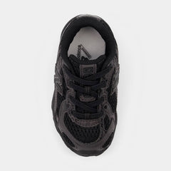 740 Bungee Lace Infant Toddler Lifestyle Shoes (Black Cement)
