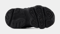 1000 Bungee Lace Infant Toddler Lifestyle Shoes (Black)