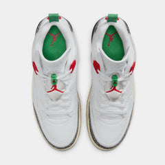 Spizike Low Do The Right Thing Mens Basketball Shoes (White/Coconut Milk/Black/Varsity Red)