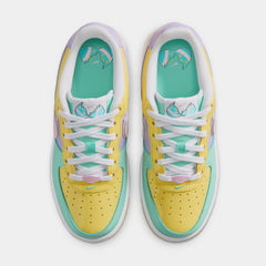 Air Force 1' 07 Easter Grade School Lifestyle Shoes (Yellow Pulse/Pink Foam/Hydrangeas)
