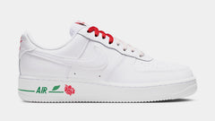 Air Force 1 Low Roses Womens Lifestyle Shoes (White/White/Sport Red/Pine Green)