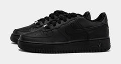 Air Force 1 Low LE Grade School Lifestyle Shoes (Black/Black)
