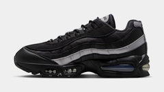 Air Max 95 Big Bubble Mens Running Shoes (Black/Black/White/Metallic Silver)