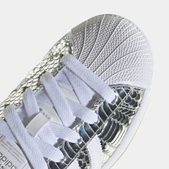 Superstar II Chrome Womens Lifestyle Shoes (Silver Metallic/White/Grey)