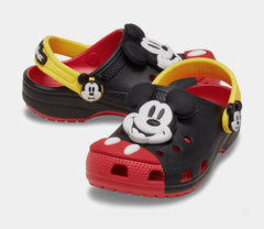 Disney Mickey Mouse And Friends Classic Clog Infant Toddler Lifestyle Sandals (Black/Red)