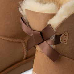 Mini Bailey Bow II Womens Boots (Chestnut)