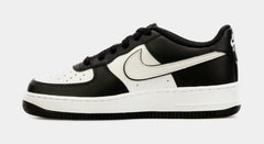 Air Force 1 LV8 Grade School Lifestyle Shoes (Black/White)