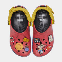 Classic Clog One Piece Monkey D Luffy Mens Sandals (Red/Blue)