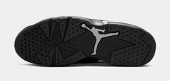 Air Jordan 6 Retro Cap And Gown Mens Lifestyle Shoes (Black/Reflective Silver/Black) Free Shipping