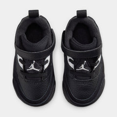 Spizike Low Infant Toddler Basketball Shoes (Black/White/White/Anthracite)