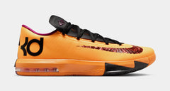 KD 6 Peanut Butter And Jelly Mens Basketball Shoes (Laser Orange/Raspberry Red/Black)