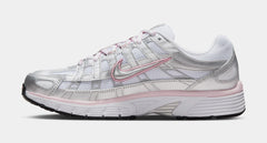 P-6000 Womens Running Shoes (White/Elemental Pink/Black/Metallic Silver)