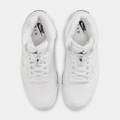 Air Jordan 5 Retro OG White Metallic Mens Lifestyle Shoes (White/Metallic Silver/Black) Free Shipping
