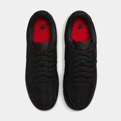 Air Force 1 Low SE Valentines Day Triple Black Mens Lifestyle Shoes (Black/Black/University Red)