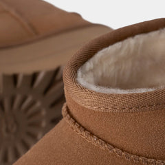 Classic Ultra Mini Platform Womens Boots (Chestnut)