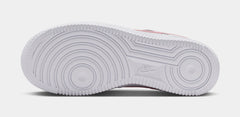 Air Force 1 Low Grade School Lifestyle Shoes (White/Medium Soft Pink/White)