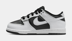 Dunk Low Preschool Lifestyle Shoes (Black/Platinum Tint/White)