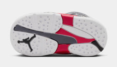 Air Jordan 8 Retro White And True Red Infant Toddler Lifestyle Shoes (White/Black/True Red)