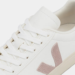 Campo Leather Womens Lifestyle Shoes (White/Pink)