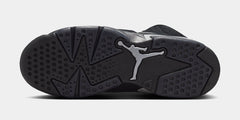 Air Jordan 6 Retro Cap And Gown Grade School Lifestyle Shoes (Black/Reflect Silver/Black) Free Shipping