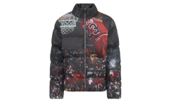 Air Jordan X A Ma Maniere All Over Print Puffer Jacquard Down Fill Jacket "Multicolor" DR1418 045