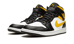 Air Jordan 1 Mid "White / Pollen / Black" 554724 177