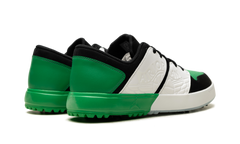 Jordan NU Retro 1 Low "Black White Blue Tint Lucky Green" FZ4153 002