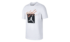 Air Jordan Jumpman Flight Short Sleeve Tee "White" AT8958 100