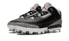 Air Jordan 3 Cleats "Black Cement" FZ8627 001