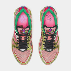 Jaetips x Saucony Progrid Triumph 4 Virginia Creeper Mens Lifestyle Shoes (Pink/Yellow/Multi Color)
