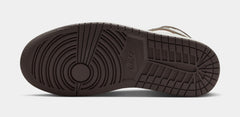 Air Jordan 1 Retro High OG Baroque Brown and Sail Womens Lifestyle Shoes (Baroque Brown/Light Madder Root/Sail)